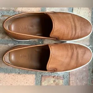 Frye | Shoes | Frye Brett Perf Leather Slipon Size 1 Cognac  display picture 3
